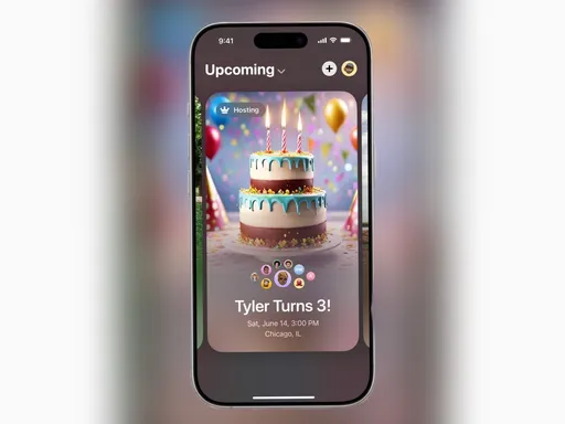 蘋果推出「Apple Invites」新App 發送邀請函、RSVP一鍵搞定
