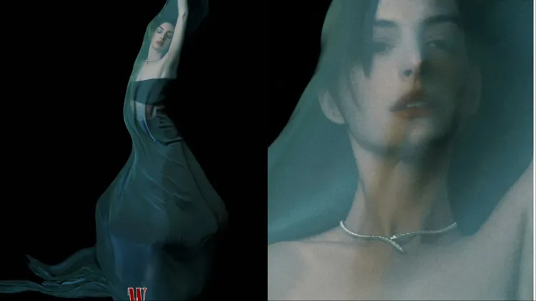 安海瑟薇拍攝《W》中文版封面。翻攝《W》中文版微博