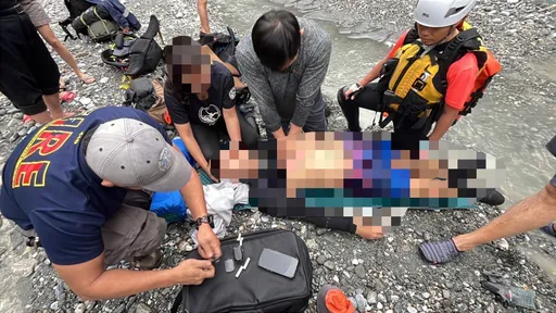 9海巡隊員花蓮野溪泡湯出意外!30歲男背23kg裝備 突昏迷死亡