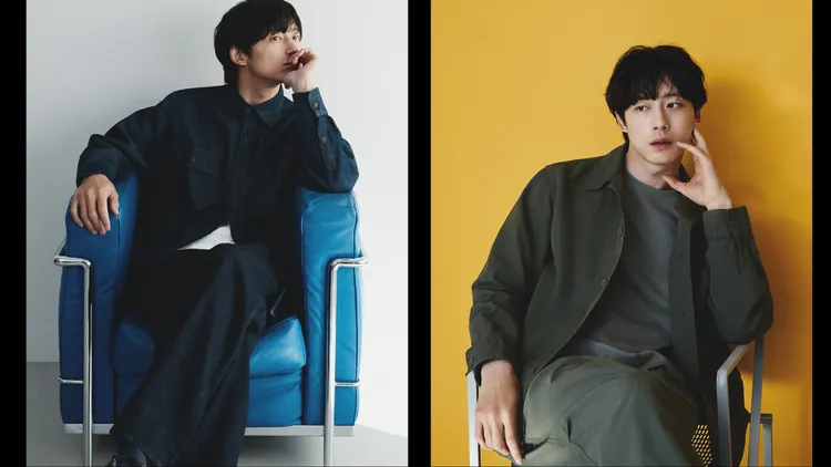 各種襯衫類型頻頻出現在坂口健太郎身上。翻攝uniqlokr