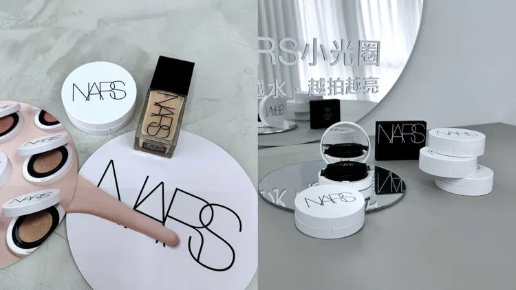 NARS推出全新「小光圈氣墊」裸光凝亮水精華氣墊，2200元。張家玲攝