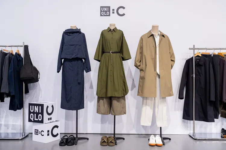 UNIQLO : C 2025春夏系列同樣將時髦廓形與機能性融為一體。品牌提供