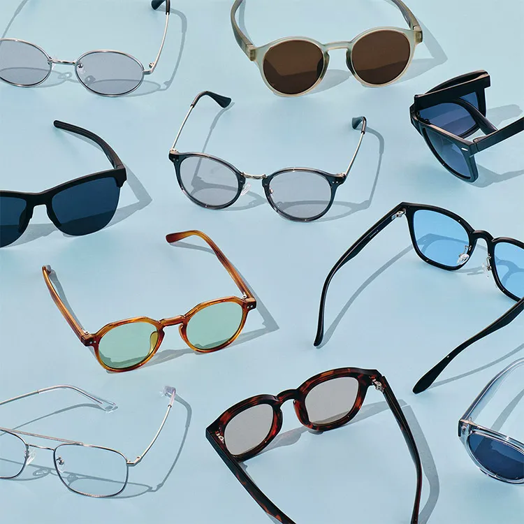 UNIQLO方框太陽眼鏡，各590元。品牌提供