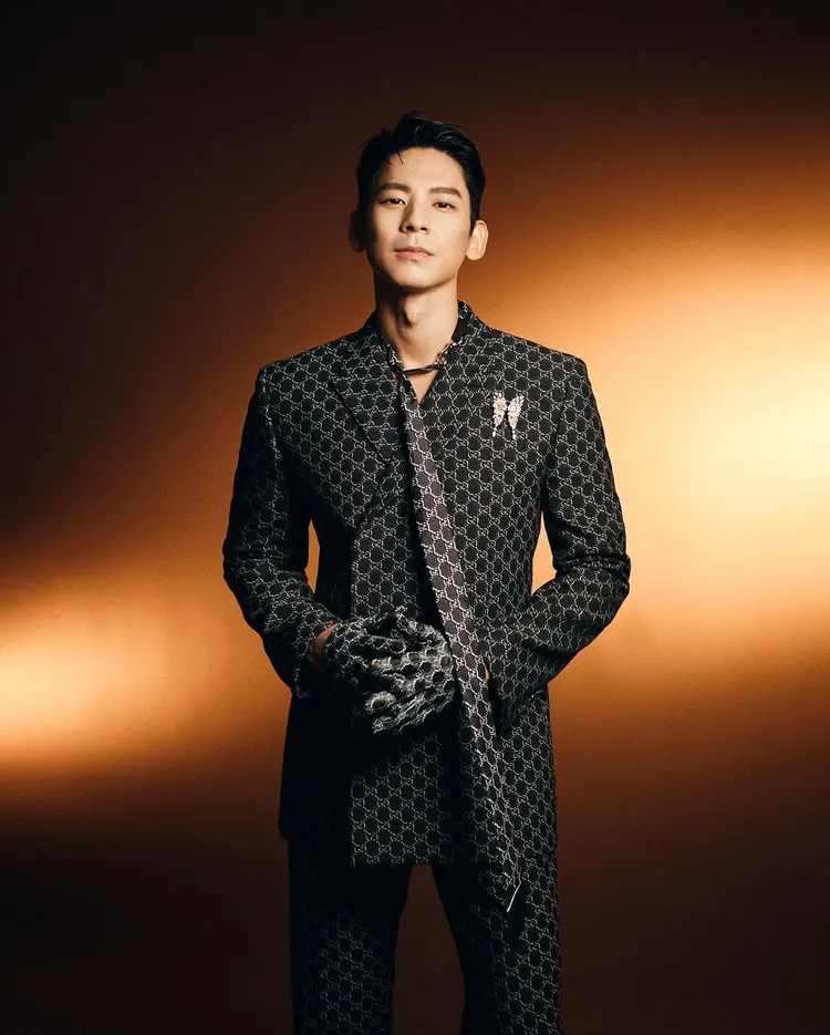 林柏宏過去曾多次身著品牌服飾出席頒獎典禮。翻攝林柏宏IG