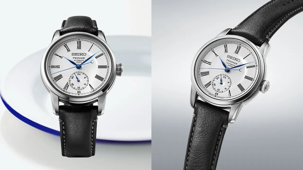 SEIKO Presage推出全新琺瑯腕錶SPB495J1。品牌提供