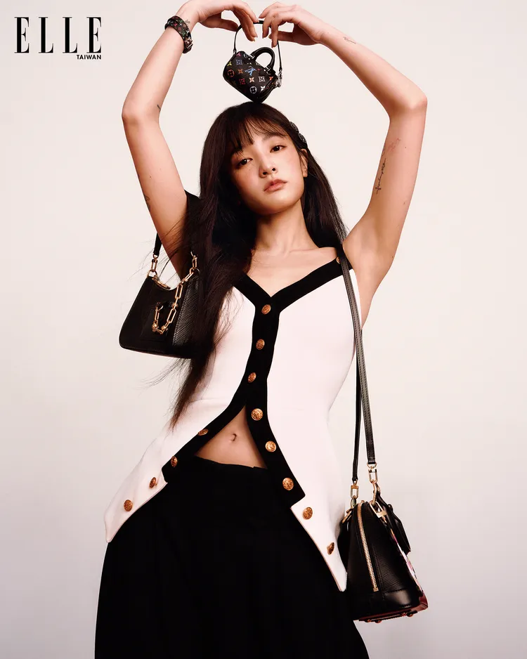 王淨拍攝《ELLE》封面。《ELLE》國際中文版提供