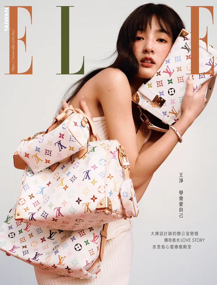 王淨拍攝《ELLE》封面。《ELLE》國際中文版提供