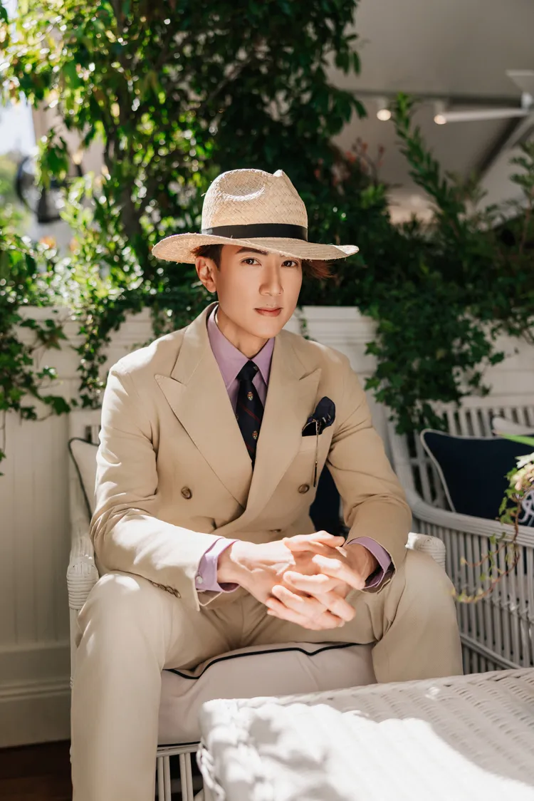 45歲的吳尊狀態看起來依舊良好。品牌提供