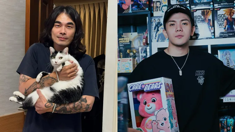 DK不滿孫生涉性騷後的處理態度，因此多次開轟並教育對方。左翻攝《@mystery_case_life》IG、右翻攝《@soon6669》IG