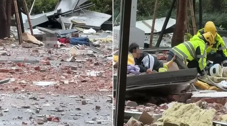 台中新光三越氣爆案共造成4死34傷。民眾提供