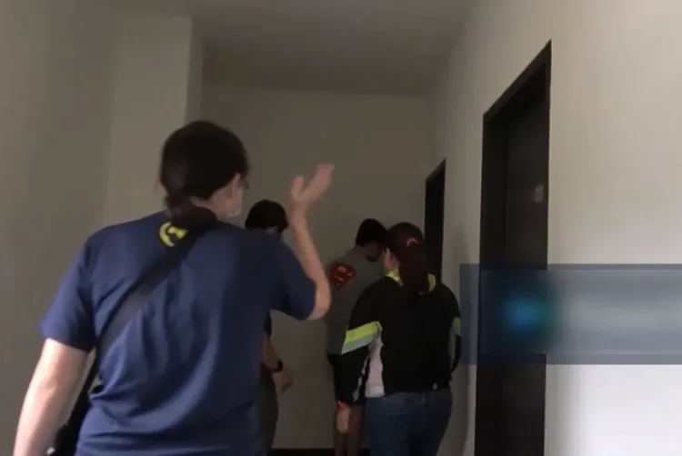 專案小組前往嘉義逮人。警方提供