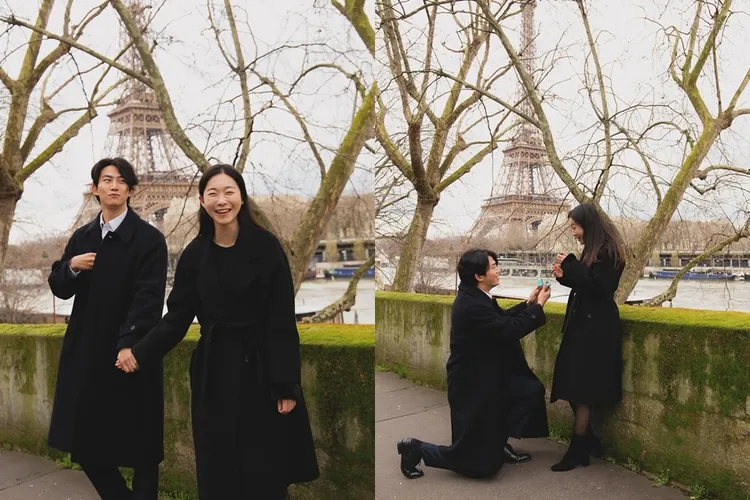 玉澤演女友長相曝光，經紀公司則否認不是求婚，只是在慶生。翻攝自threads