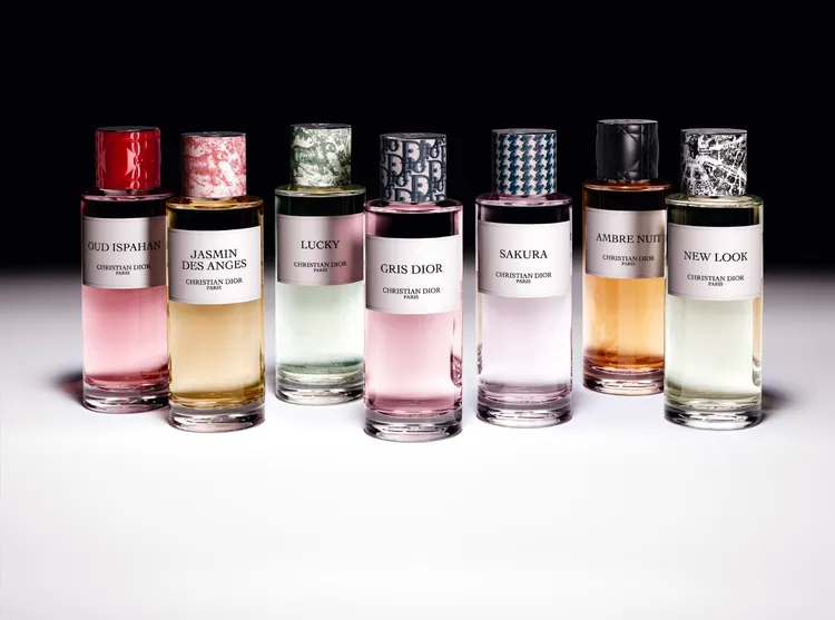 Dior為香氛世家系列推出14款高訂香氛瓶蓋。品牌提供