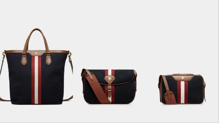 Bally BECKETT托特包（左起）5萬4800元、BECKETT肩背包5萬9200元、BECKETT相機包4萬3800元。品牌提供