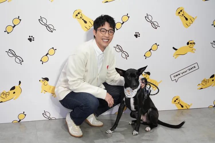 蔡凡熙笑說自己的家庭地位與Amo差不多。彭欣偉攝