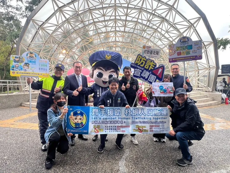 警方宣導詐騙集團手法。警方提供