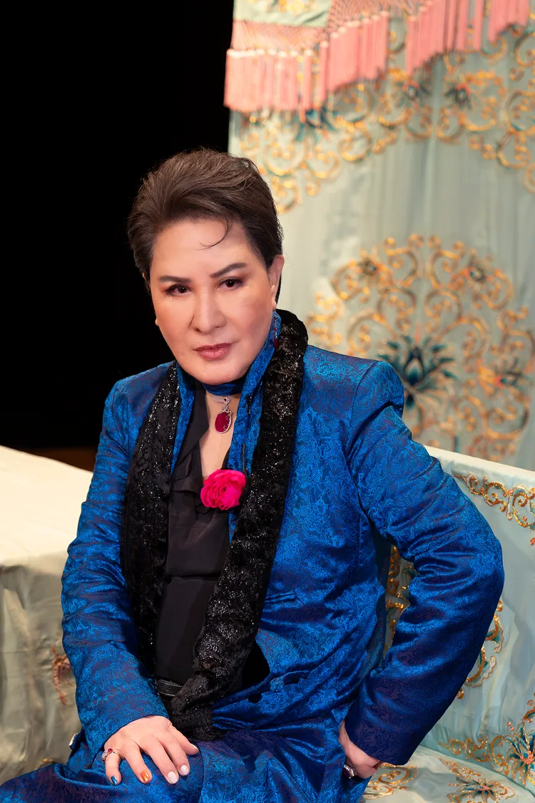 《世紀初戀楊麗花》攝於國父紀念館。（公視提供／郭政彰攝影）