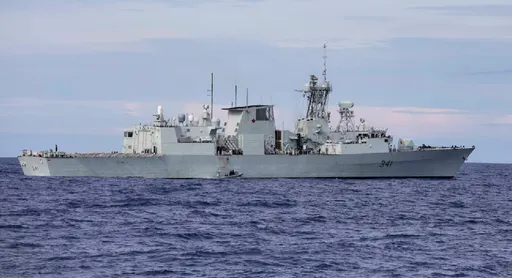 美國、加拿大軍艦一周內先後穿台海 中共派51機艦擾台