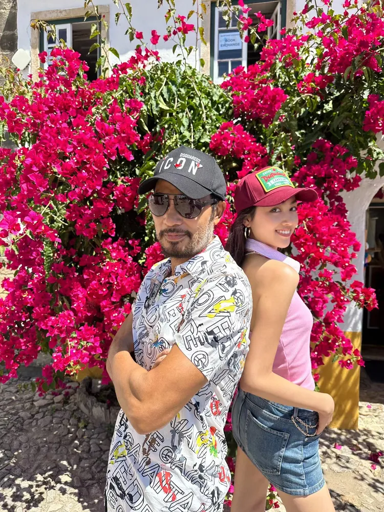 任達華與女兒晴佳相處像朋友般零距離。LiTV、任達華提供