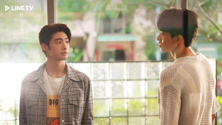 朴靖恆（左）去相親，決定要和徐瑋澤理清曖昧關係。LINE TV提供