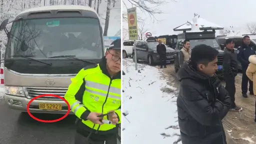 拍到了!疑為「領導」賞雪而封路引抗議 網:不是領導而是他們