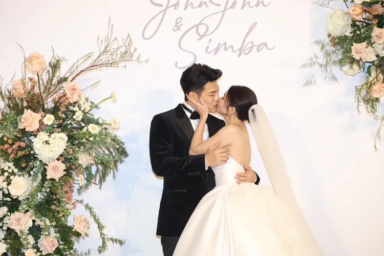 陳志強和曾智希兩人終成眷屬。攝影中心攝