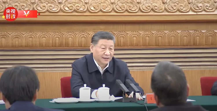 中國國家主席習近平。翻攝CCTV