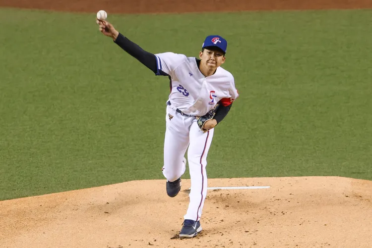 徐翔聖今先發丟掉2分。 棒協提供