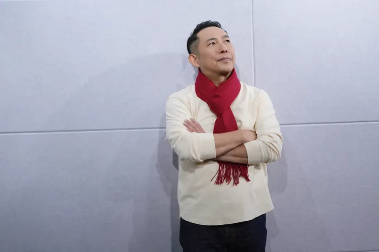 屈中恆對小孩是否走演藝圈持開放態度。彭欣偉攝