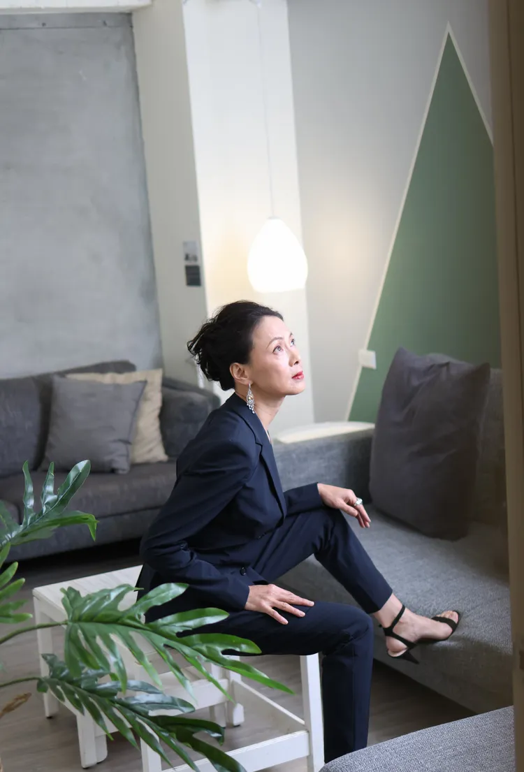 柯淑勤感恩在寒冬中自己還有選擇權。攝影中心攝