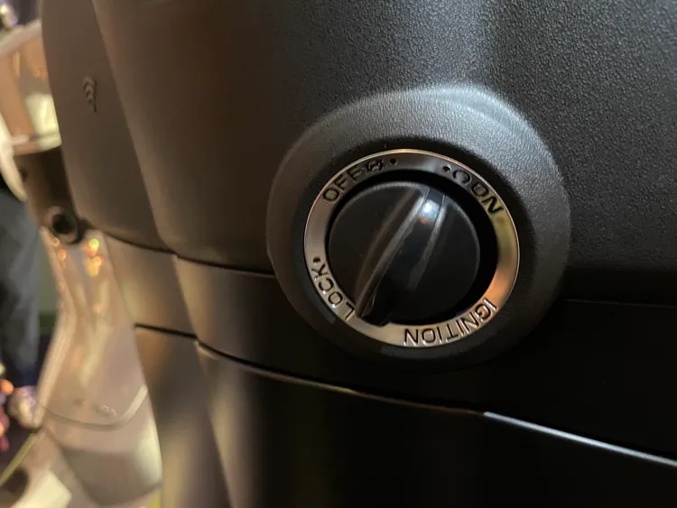 新車也採用Keyless System免鑰匙啟動系統。林浩昇攝