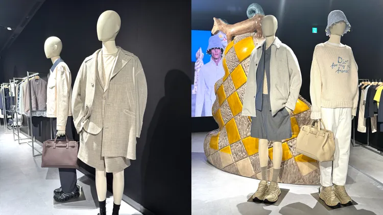 DIOR 2025春夏男裝。張家玲攝