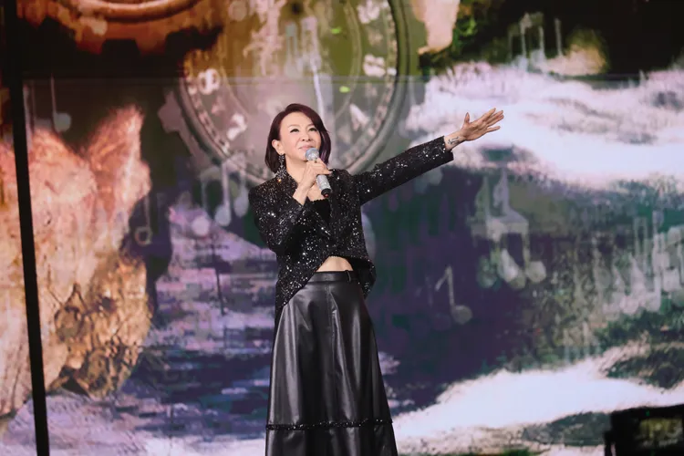范怡文賣力演出。中華音樂人交流協會提供