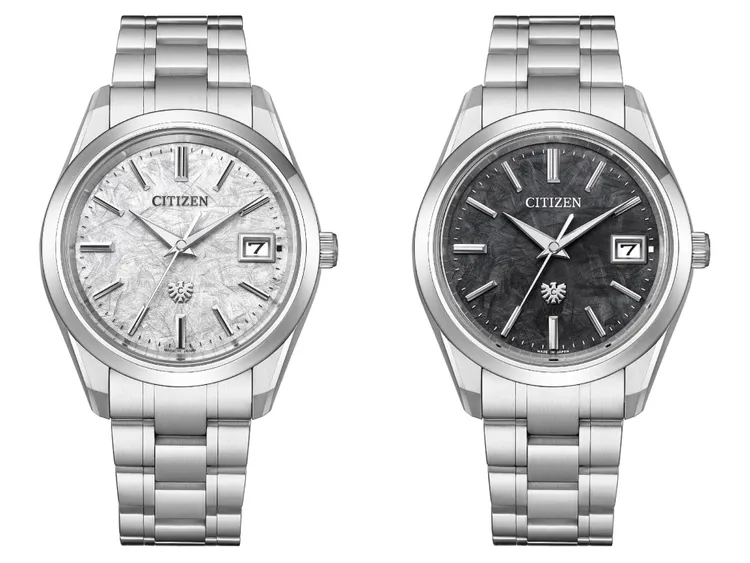 CITIZEN AQ4100-57B（左）、AQ4100-57E（右），各12萬8000元。品牌提供