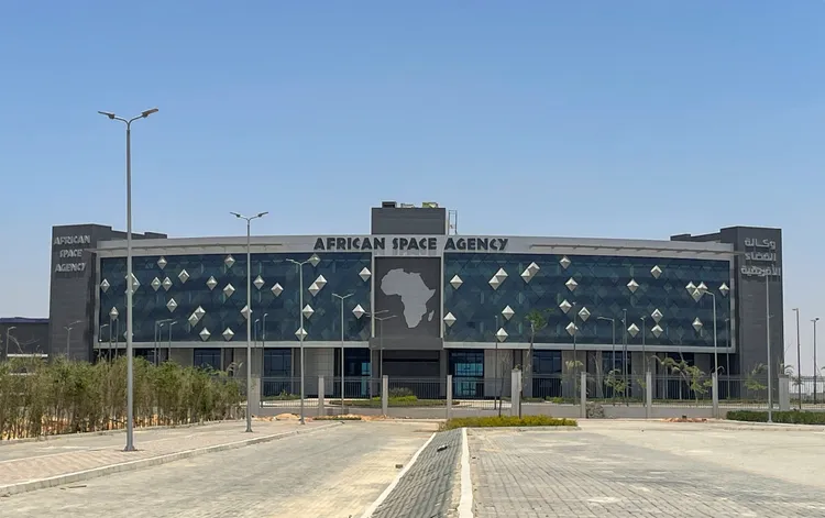 位於埃及首都開羅附近，由中國資助興建的先進太空實驗室。路透社