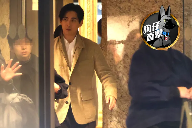 「仔仔」周渝民在舊愛大S離世首露面。特勤中心攝