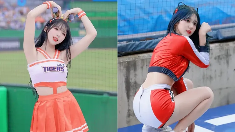 廉世彬先前效力韓職起亞虎啦啦隊。翻攝自廉世彬IG