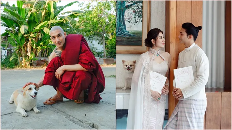 白英的妻子被起底，除了也是模特兒與藝人外，同時也是緬甸當地石油大亨的女兒。翻攝自白英臉書