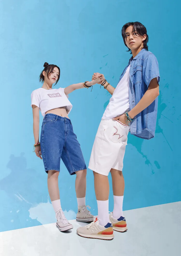 COOL FLEX涼感系列推出多款牛仔短褲因應炎熱氣溫來襲。品牌提供