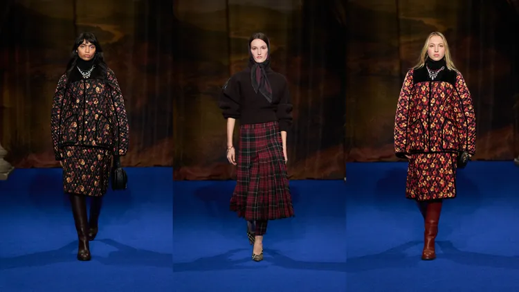 BURBERRY 2025冬季系列。品牌提供