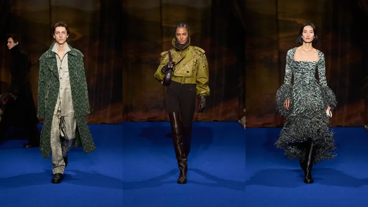 BURBERRY 2025冬季系列。品牌提供