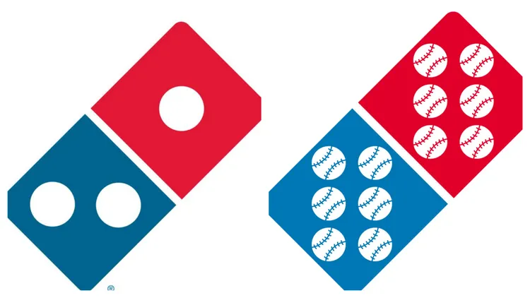 達美樂的logo從BG改成骰到6。  翻攝達美樂FB