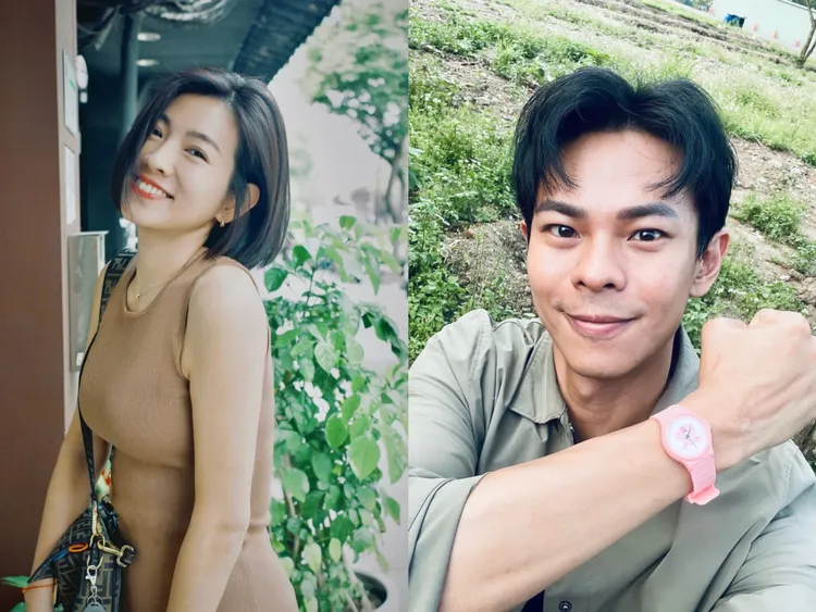 孫綻（右）和米可白熱戀一年多。翻攝米可白、孫綻IG