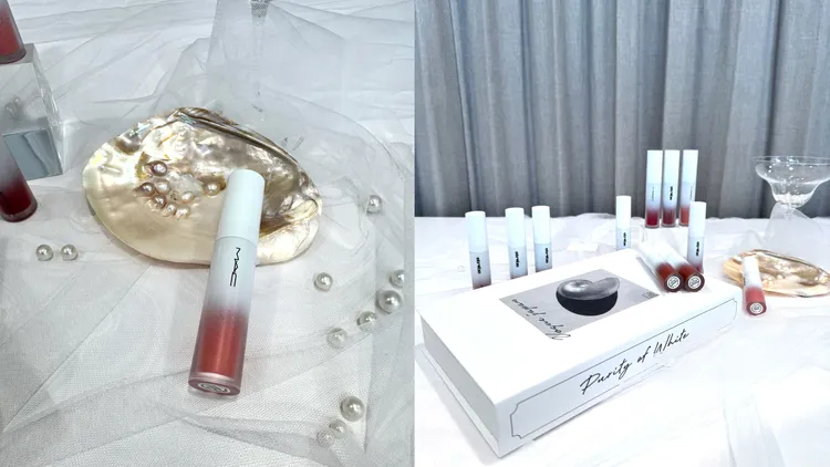 M.A.C輕透光感腮紅蜜/打亮蜜，各950元。張家玲攝