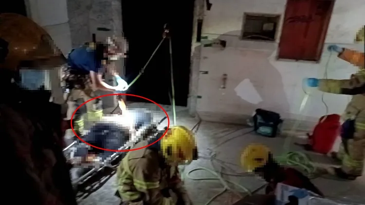 徐姓男子就住在附近，但他失聯多日，被發現時已陳屍醫院電梯井。翻攝照片