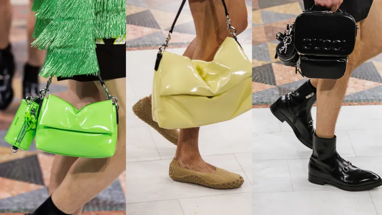 GUCCI 2025春夏男包。品牌提供