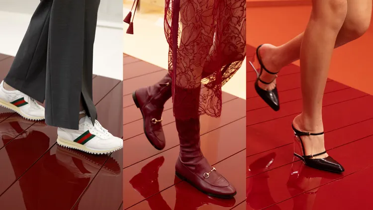 GUCCI 2025春夏女鞋。品牌提供