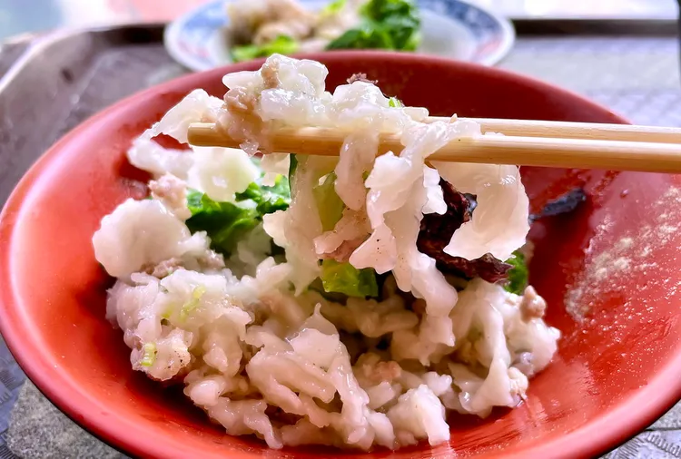 卓家汕頭魚麵主打以狗母魚打成漿製成麵條。翻攝自台南美食地圖臉書公開社團