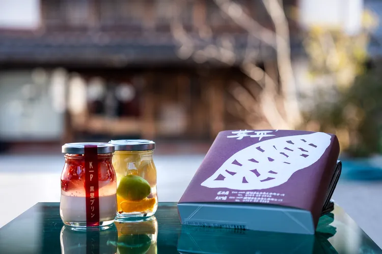 「芋平」以稀有番薯製成的金鍔最受歡迎，薄皮包裹甘甜內餡，口感樸實卻驚艷。業者提供