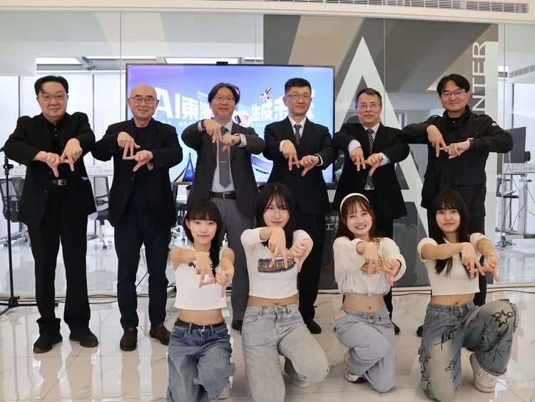 東海大學打造AI MV展現AI教育成果。東海大學提供